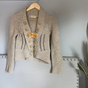 🍄 Charlie & Robin - Anthropologie Crop Sweater